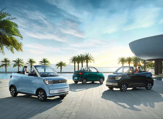 2つのドア2の座席Wuling Ev車小型Wuling洪広280KM